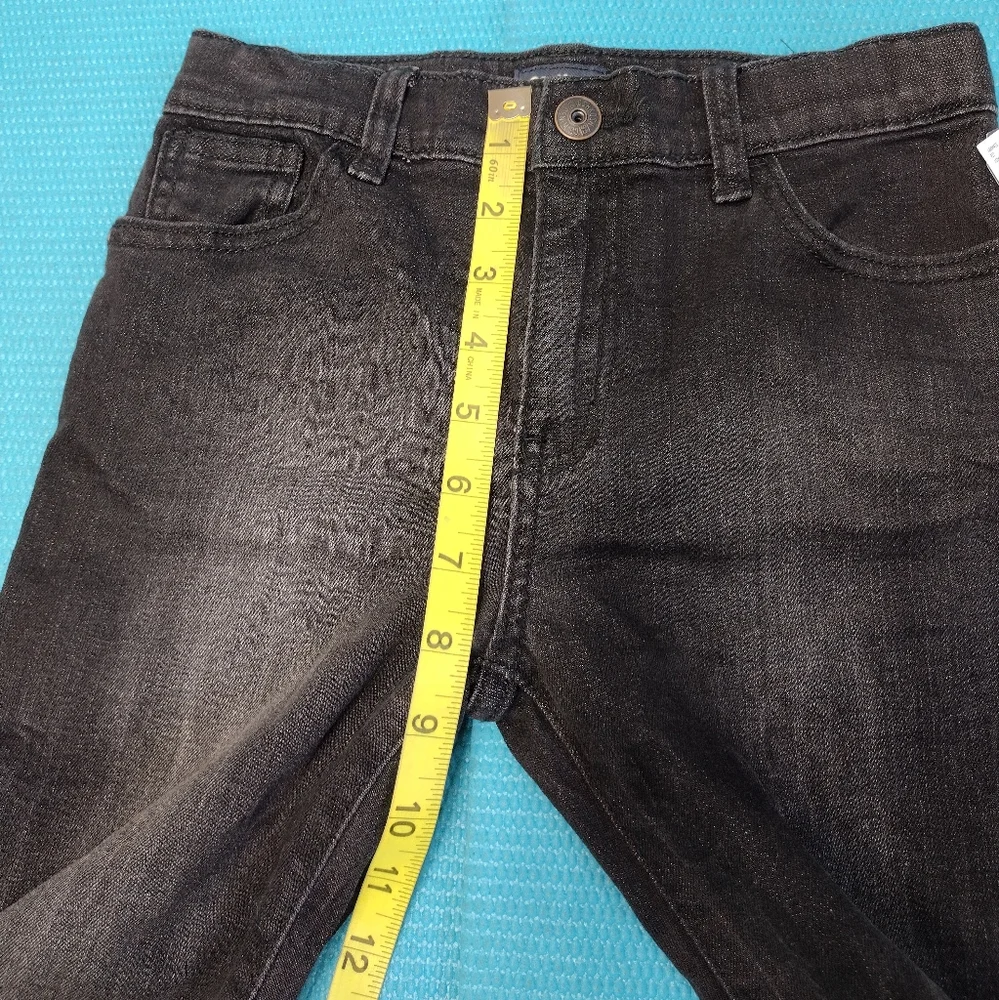 NWT OshKosh Boy's Slim Stretch Jeans Black Size 7